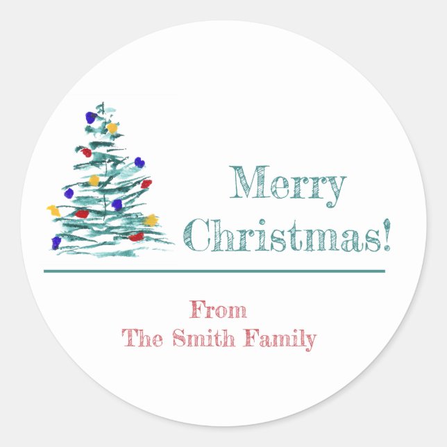 Pegatina de envolvimiento de árboles y bombillas n (Anverso)