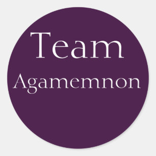 Pegatina de equipo de Agamemnon