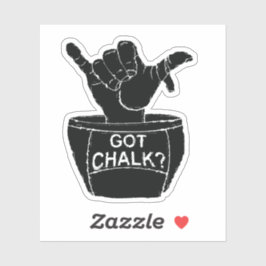 Pegatina de escalada "Got Chalk"