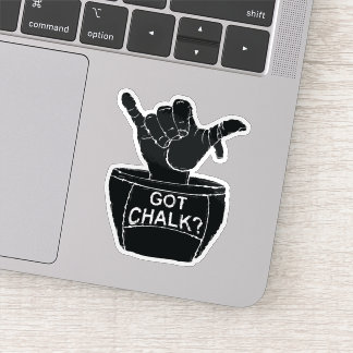 Pegatina de escalada "Got Chalk"