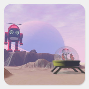 Pegatina de escena de Toy Moon Walker