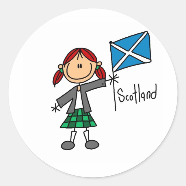 Pegatina de Escocia (Anverso)