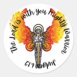 Pegatina de Escritura (Jueces 6:12)