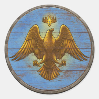 Pegatina de Escudo de Viking - Águila
