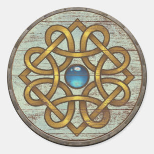 Pegatina de Escudo de Viking - Brooch