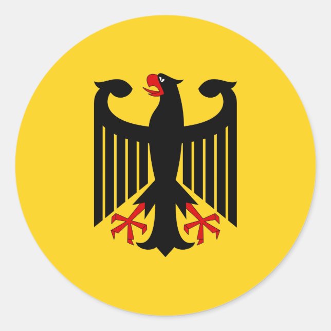Pegatina de escudos de Alemania (Anverso)