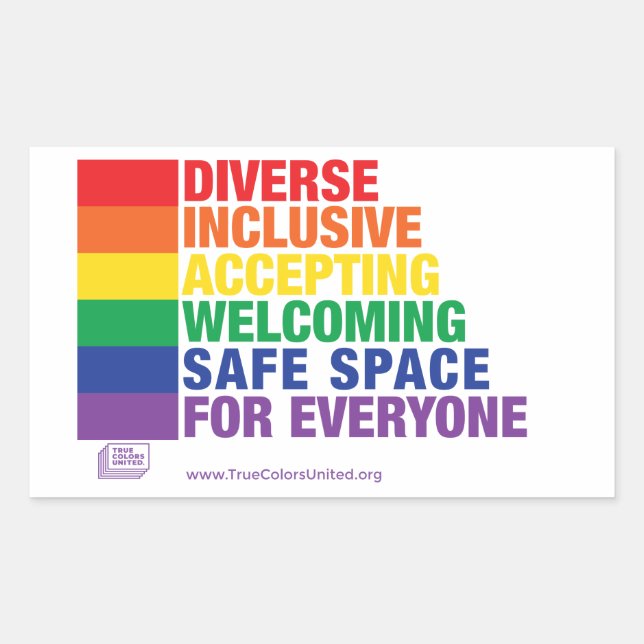 Pegatina de espacio seguro (Anverso)