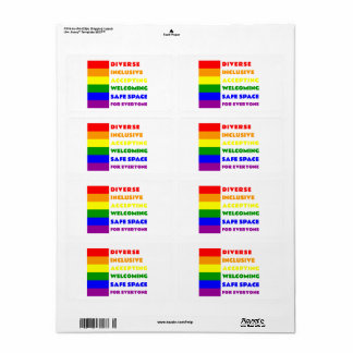 Pegatina de espacio seguro decal LGBTQ+