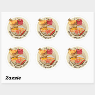 Pegatina de esparcimiento de queso con sabor pican