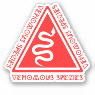 PEGATINA DE ESPECIES VENÓMICAS