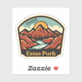 Pegatina de Estes Park, Colorado