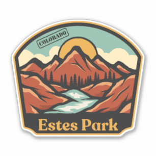 Pegatina de Estes Park, Colorado