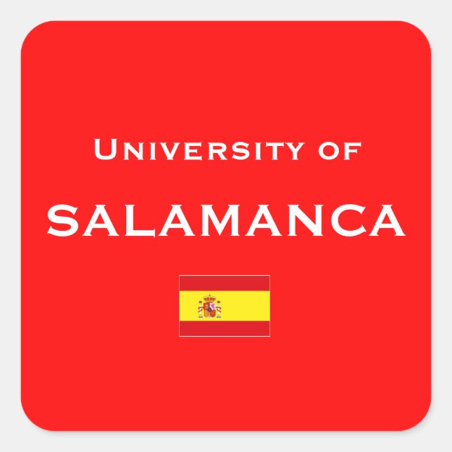Pegatina de estilo europeo de Salamanca (Anverso)