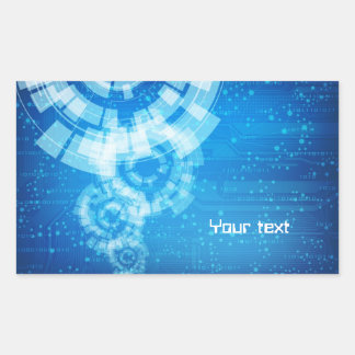 pegatina de estilo tecnológico
