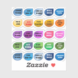 Pegatina de estímulo colorido