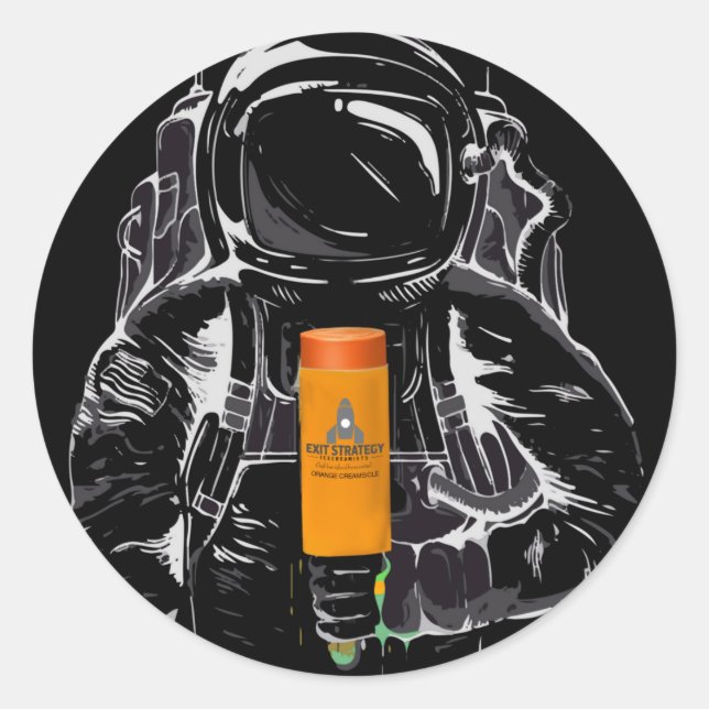 Pegatina de estrategia de salida (Anverso)