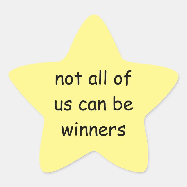 pegatina de estrella de oro divertida (Anverso)