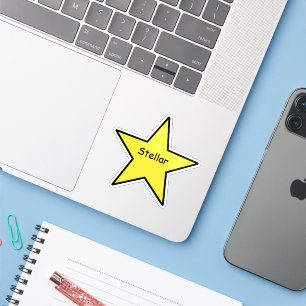 Pegatina de estrella estelar – Pegatina minimalist