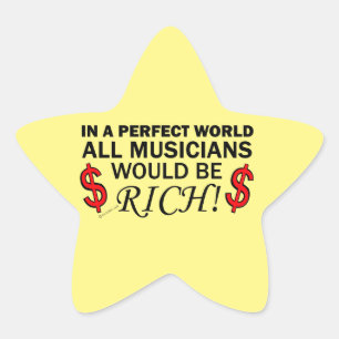 Pegatina de estrellas del mundo perfecto