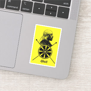 Pegatina de Ethiopia Adwa Menelik