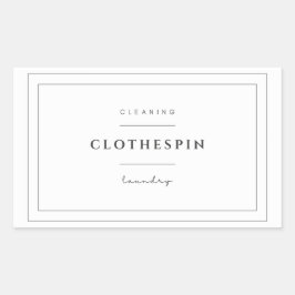 Pegatina de etiqueta de tela