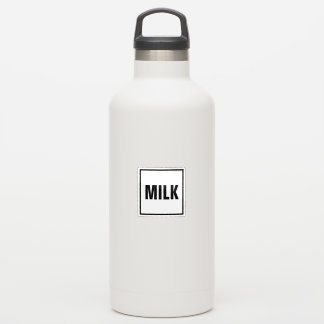 Pegatina de etiqueta “LECHE” – Diseño minimalista