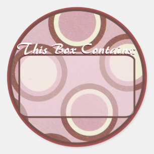 Pegatina de etiquetas