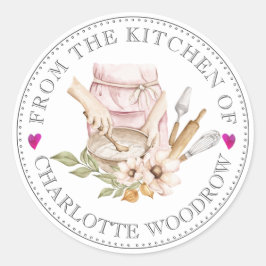 Pegatina de etiquetas de alimentos de Baker Pastry