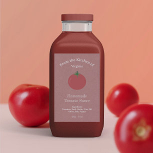 Pegatina de etiquetas de botellas de Kraft & Rusti