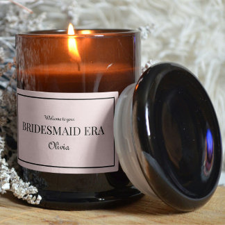 Pegatina de etiquetas de época de la dama de honor