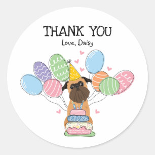 Pegatina de Etiquetas de Favor de la Fiesta de Cum