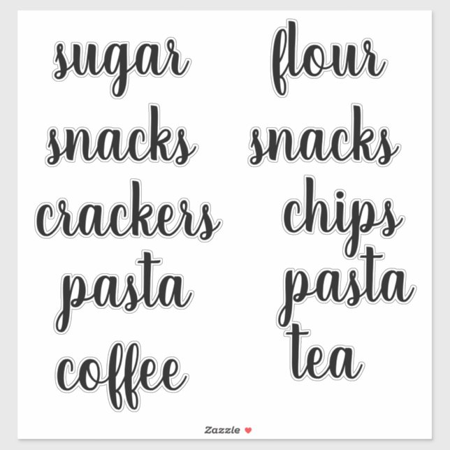 Pegatina de etiquetas de la organización de la exp (Hoja)