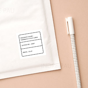 Pegatina de etiquetas de precio de producto de la 