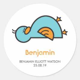 Pegatina de etiquetas de regalo de Recién nacido p