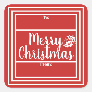 Pegatina de etiquetas de regalo navideño   Elegir 