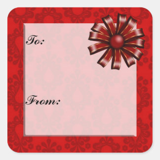 Pegatina de etiquetas de regalo para navidades