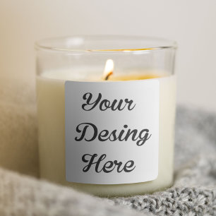 Pegatina de etiquetas de velas de personalizado