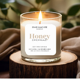 Pegatina de etiquetas de velas de personalizado