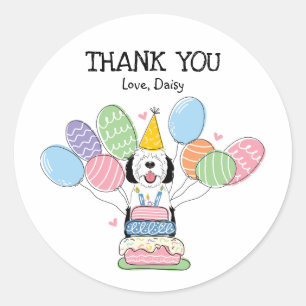 Pegatina de etiquetas favoritas de Sheepadoodle en