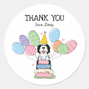 Pegatina de etiquetas favoritas de Sheepadoodle en