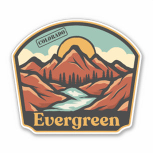 Pegatina de Evergreen, Colorado