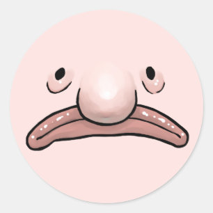 Pegatina de Evolución de Blobfish