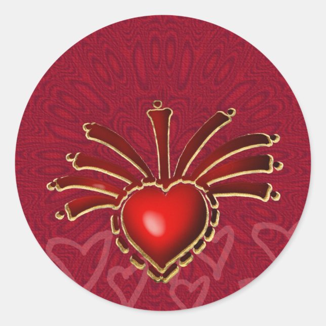 Pegatina de explosión de amor (Anverso)