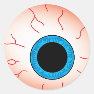 Pegatina de Eyeball de Halloween