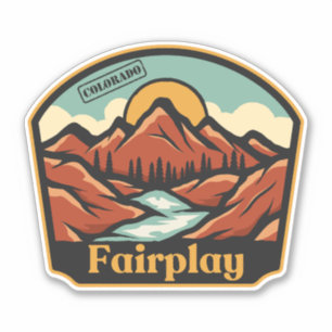 Pegatina de Fairplay, Colorado