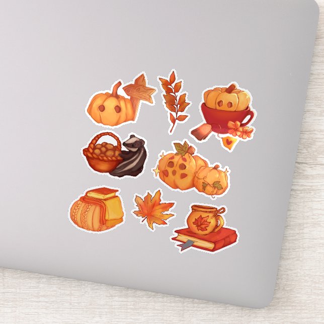 Pegatina de Fall Vibes (Detalle)