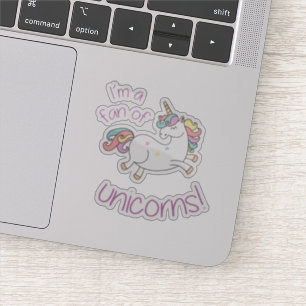 Pegatina de fans de Unicorn