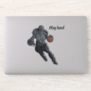 Pegatina de Fantasía de Baloncesto en Stone Golem