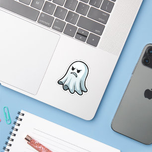 Pegatina de Fantasma Gruñón – Boo Enfadado y Adora