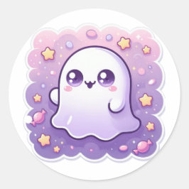 Pegatina de Fantasma Kawaii Encanto Espeluznante P